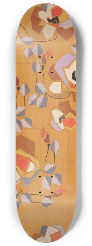 Frances Hodgkins - Untitled (Textile design no VII) 8.25 inch art skate deck