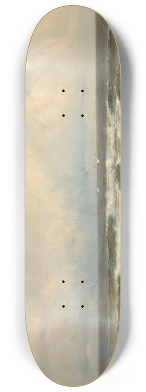 Francis Augustus Silva - Summer Winds, Long Branch Beach, New Jersey 8.25 inch art skate deck Francis Augustus Silva - Summer Winds, Long Branch Beach, New Jersey 8.25 inch art skate deck