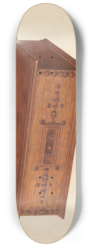 Francis Borelli - Desk Box 8.25 inch art skate deck