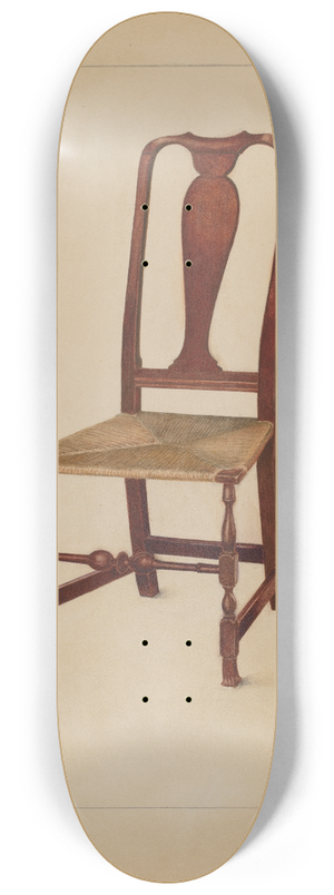 Francisco Alvarez - Side Chair (one of a pair) 8.25 inch art skate deck Francisco Alvarez - Side Chair (one of a pair) 8.25 inch art skate deck