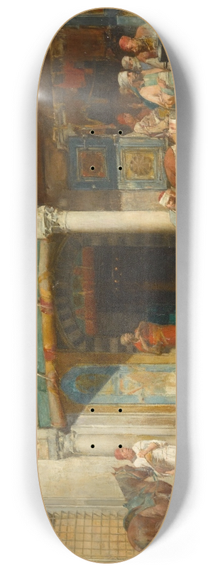 Alberto Pasini - Outside the Mosque 8.25 inch art skate deck Alberto Pasini - Outside the Mosque 8.25 inch art skate deck
