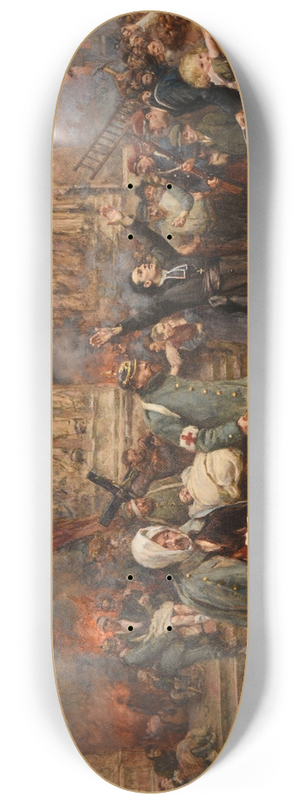 Alberto Pisa - La Tragedia di Reims 8.25 inch art skate deck