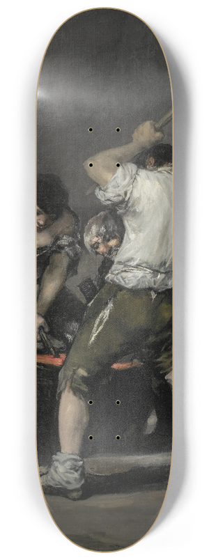 Francisco de Goya - The Forge 8.25 inch art skate deck Francisco de Goya - The Forge 8.25 inch art skate deck
