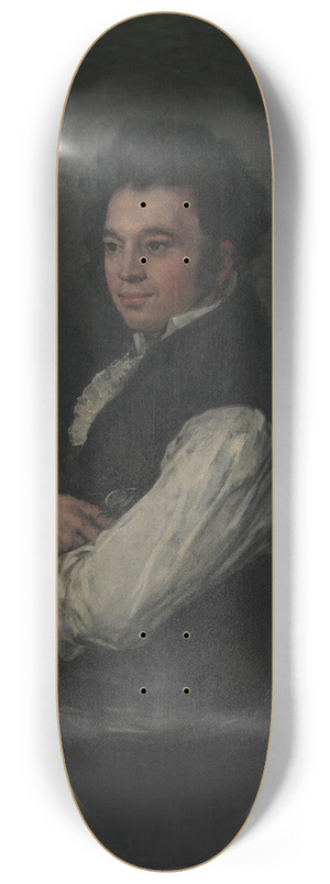 Francisco de Goya - Tiburcio Prez y Cuervo (17851841), the Architect 8.25 inch art skate deck
