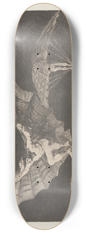 Francisco de Goya - Where Theres a Will Theres a Way [A Way of Flying] (Donde Hay Ganas Hay Maa [Modo de Volar]) 8.25 inch art skate deck