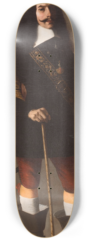 Francisco de Zurbarn - Don Juan Bazo de Moreda 8.25 inch art skate deck