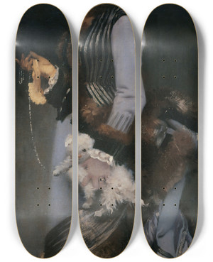 Triptych art skateboard deck of Ernestange Duez Splendeur by Ernest-Ange Duez (1843-1896) Triptych art skateboard deck of Ernestange Duez Splendeur by Ernest-Ange Duez (1843-1896)