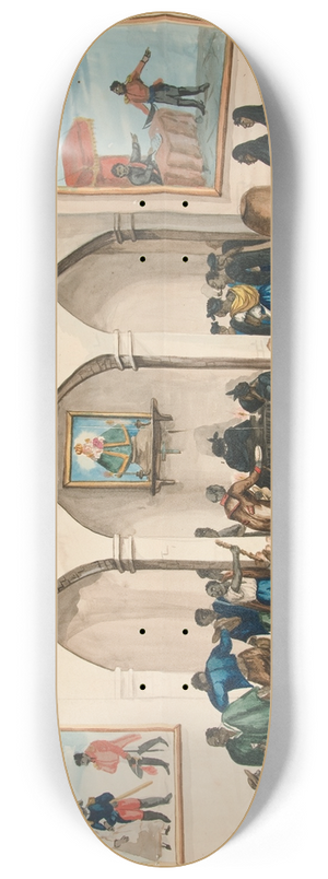 Francisco Fierro - Interior of an Inn 8.25 inch art skate deck