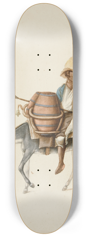 Francisco Fierro - Water Vendor 8.25 inch art skate deck
