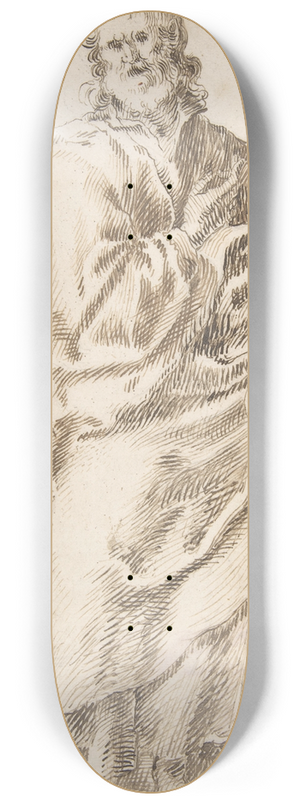 Francisco Herrera The Elder - An Apostle Holding a Book 8.25 inch art skate deck