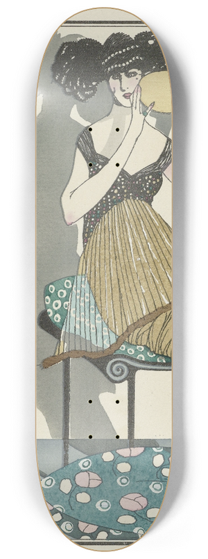 Francisco Javier Gos - Gazette du Bon Ton. Art  Modes & Frivolits; Artists. 8.25 inch art skate deck