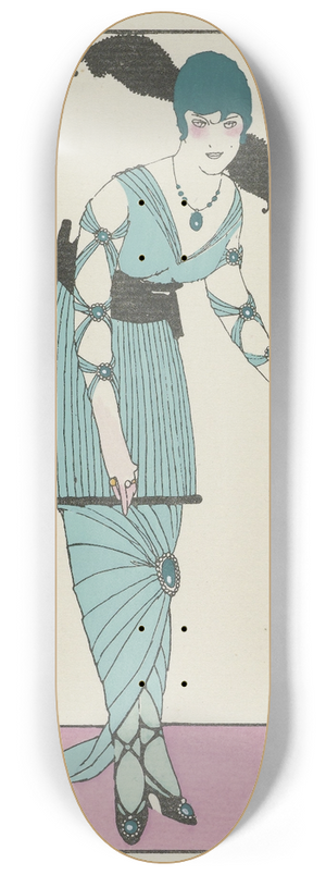 Francisco Javier Gos - Gazette du Bon Ton. Art  Modes & Frivolits; Artists 8.25 inch art skate deck