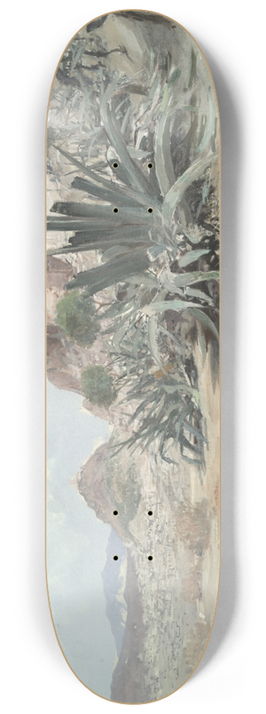 Francis Hopkinson Smith - The Approach to theAcropolis 8.25 inch art skate deck