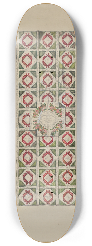 Francis Law Durand - Quilt (Bed Covering) 8.25 inch art skate deck