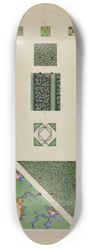 Francis Law Durand - Quilt (Detail) 8.25 inch art skate deck