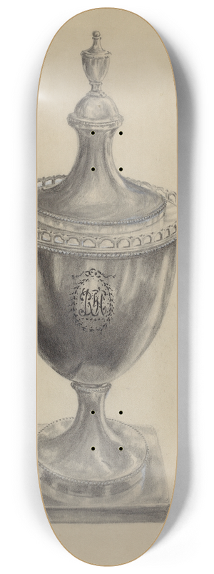 Francis Law Durand - Silver Sugar Bowl 8.25 inch art skate deck