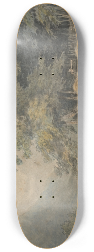 Francis Nicholson - River Scene 8.25 inch art skate deck Francis Nicholson - River Scene 8.25 inch art skate deck