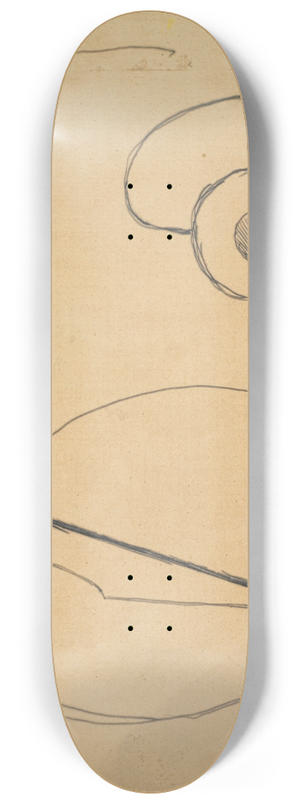 Francis Picabia - Fatima 8.25 inch art skate deck