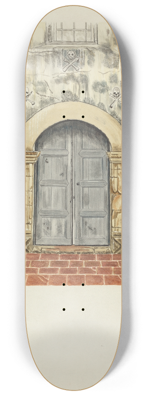 Albert Pratt - Doorway and Door 8.25 inch art skate deck
