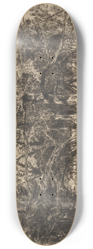 Francis Seymour Haden - A Byroad in Tipperary 8.25 inch art skate deck Francis Seymour Haden - A Byroad in Tipperary 8.25 inch art skate deck