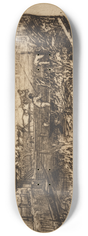 Francis Seymour Haden - Dusty Millers 8.25 inch art skate deck