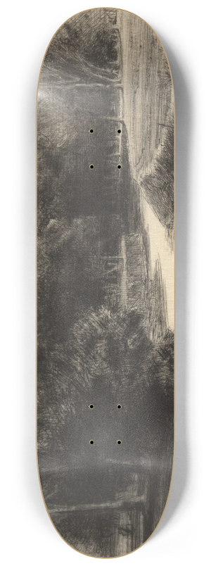 Francis Seymour Haden - Sunset in Ireland 8.25 inch art skate deck Francis Seymour Haden - Sunset in Ireland 8.25 inch art skate deck