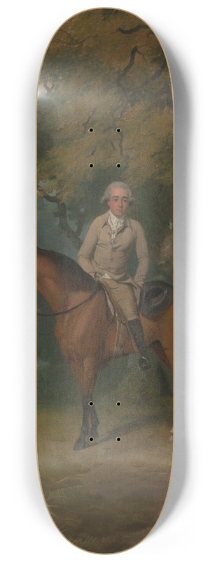 Francis Wheatley - Henry Addington, Later 1st Viscount Sidmouth 8.25 inch art skate deck