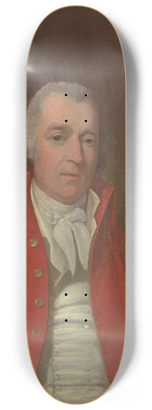 Francis Wheatley - Portrait Of An Unknown Man 8.25 inch art skate deck Francis Wheatley - Portrait Of An Unknown Man 8.25 inch art skate deck