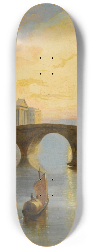 Aaron Jennens - The Four Courts, Dublin 8.25 inch art skate deck