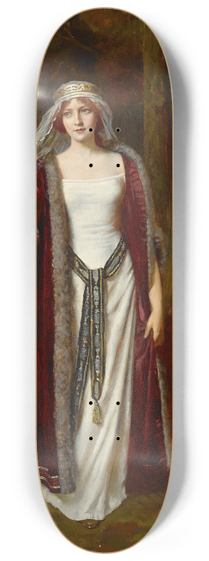 Abbey Altson - A message for her lover 8.25 inch art skate deck