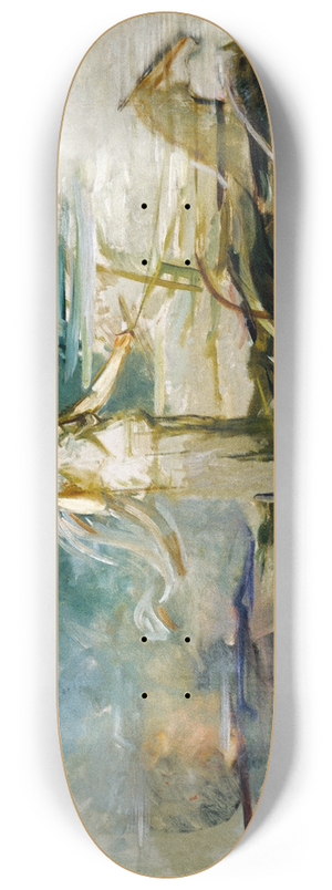 Abbott Handerson Thayer - Minerva in a Chariot 8.25 inch art skate deck
