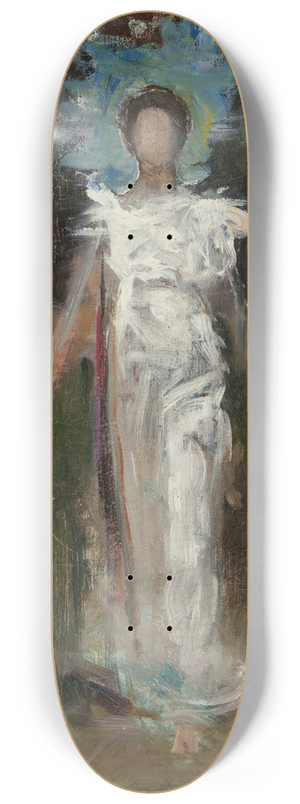Abbott Handerson Thayer - Preliminary Study for A Virgin 8.25 inch art skate deck