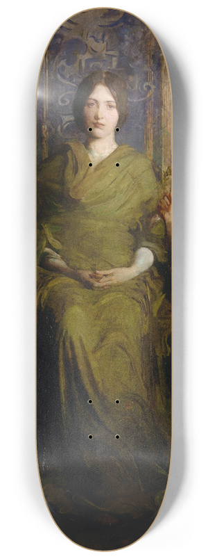 Abbott Handerson Thayer - Virgin Enthroned 8.25 inch art skate deck