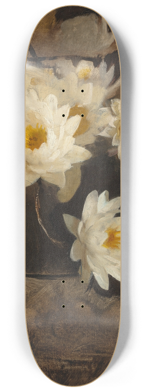 Abbott Handerson Thayer - Water Lilies 8.25 inch art skate deck