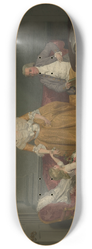 Francis Wheatley - The Saithwaite Family 8.25 inch art skate deck Francis Wheatley - The Saithwaite Family 8.25 inch art skate deck