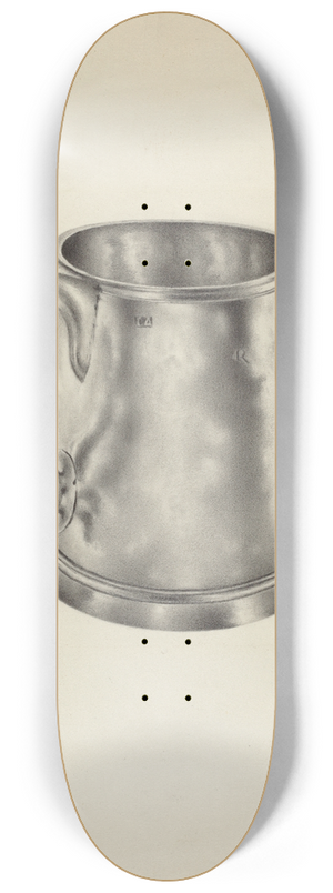 Aaron Fastovsky - Silver Mug 8.25 inch art skate deck