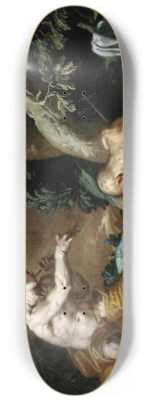 Abraham Bloemaert - Mercury, Argus and Io 8.25 inch art skate deck