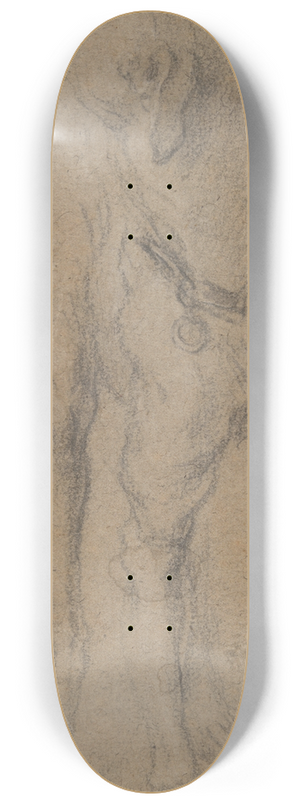 Abraham Hondius - Study of aDog 8.25 inch art skate deck