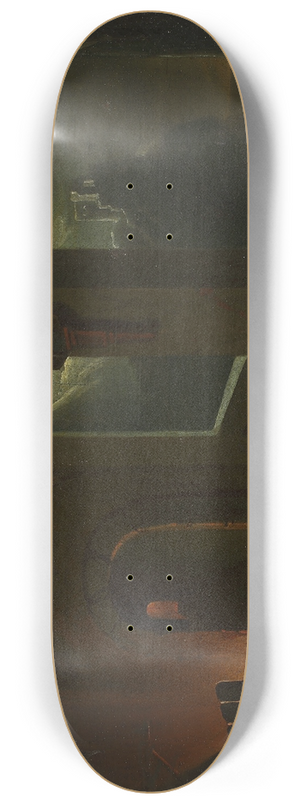 Franciszek Ksawery Lampi - A scene in the Carthusian monastery 8.25 inch art skate deck