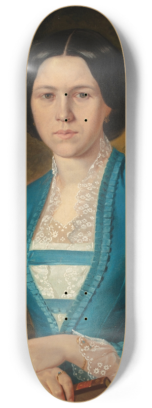 Franciszek Mielnicki - Portrait of a lady 8.25 inch art skate deck