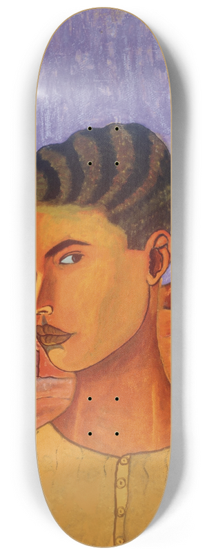 Abraham ngel - Self-Portrait 8.25 inch art skate deck