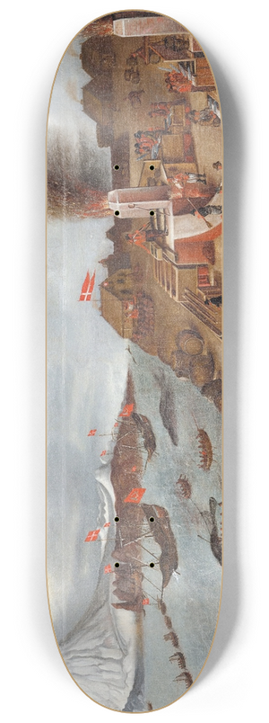 Abraham Speeck - Danish Whaling Station 8.25 inch art skate deck