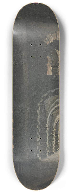 Abraham Steenwijck - Gewlbe bei Fackelbeleuchtung 8.25 inch art skate deck