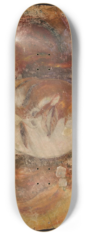 Franciszek murko - Head of a red-haired woman 8.25 inch art skate deck