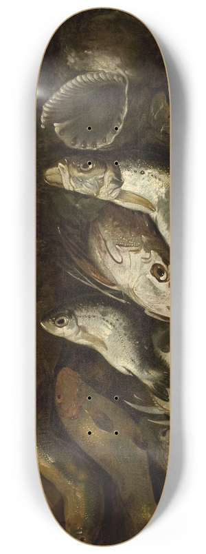 Abraham van Beijeren - Fish 8.25 inch art skate deck