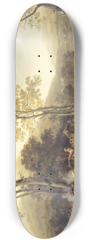 Abraham Van Calraet - Cavalry Skirmish 8.25 inch art skate deck