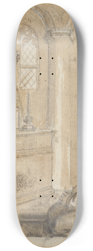 Abraham van Diepenbeeck - Gregorius mass 8.25 inch art skate deck