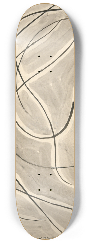 Abraham Walkowitz - Dance Abstraction; Isadora Duncan. (or RhythmicLine) 8.25 inch art skate deck