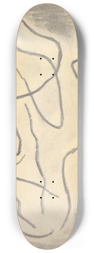 Abraham Walkowitz - Rhythmic Lines; DanceAbstraction 8.25 inch art skate deck