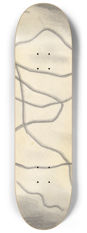 Abraham Walkowitz - Rhythmic Lines; DanceAbstraction 8.25 inch art skate deck